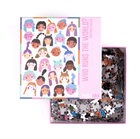 Who Runs The World? 500 Piece Puzzle by Puzzlefolk | Empowering Women Jigsaw Puzzle