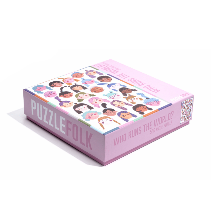 Who Runs The World? 500 Piece Puzzle by Puzzlefolk | Empowering Women Jigsaw Puzzle