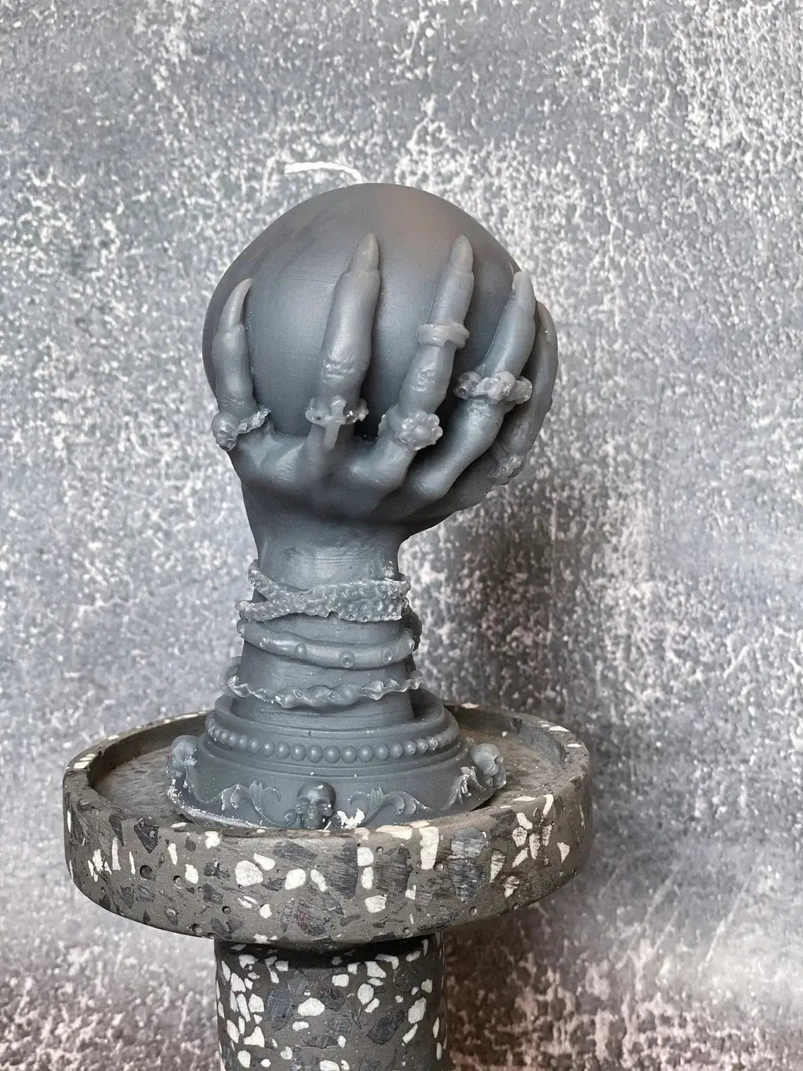 Crystal Ball Candle | Mystical Sculptural Soy Wax
