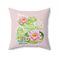 Wild About Frogs Pillow - BIG FRENCHIES