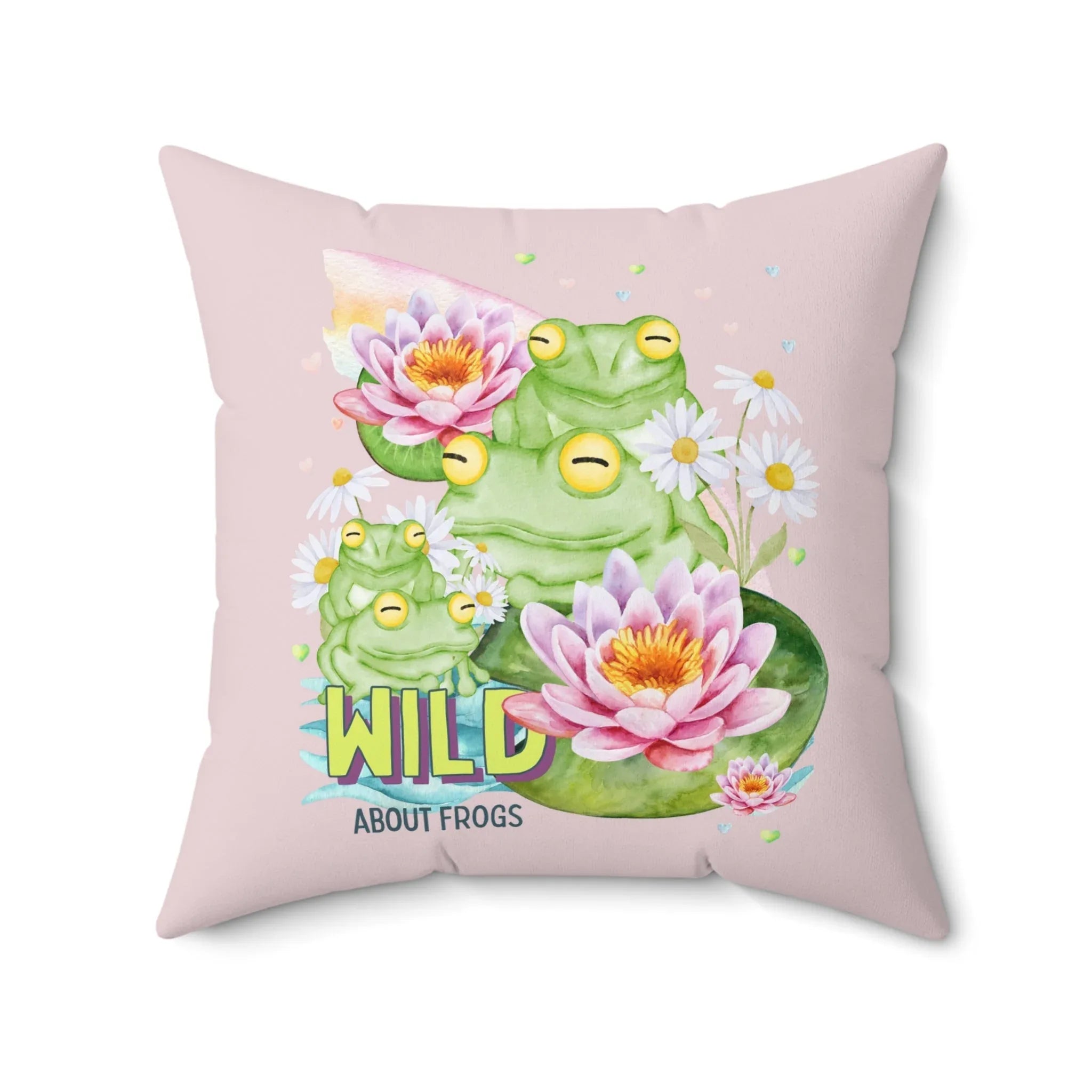 Wild About Frogs Pillow - BIG FRENCHIES