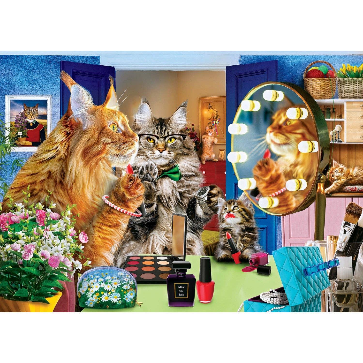 Wild & Whimsical - The Powder Room 1000 Piece Jigsaw Puzzle by Masterpieces Puzzles - BIG FRENCHIES