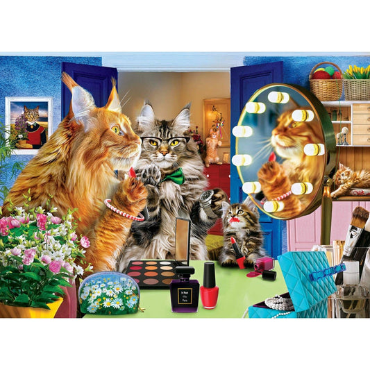 Wild & Whimsical - The Powder Room 1000 Piece Jigsaw Puzzle by Masterpieces Puzzles - BIG FRENCHIES