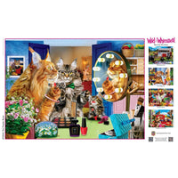Wild & Whimsical - The Powder Room 1000 Piece Jigsaw Puzzle by Masterpieces Puzzles - BIG FRENCHIES