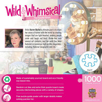 Wild & Whimsical - The Powder Room 1000 Piece Jigsaw Puzzle by Masterpieces Puzzles - BIG FRENCHIES
