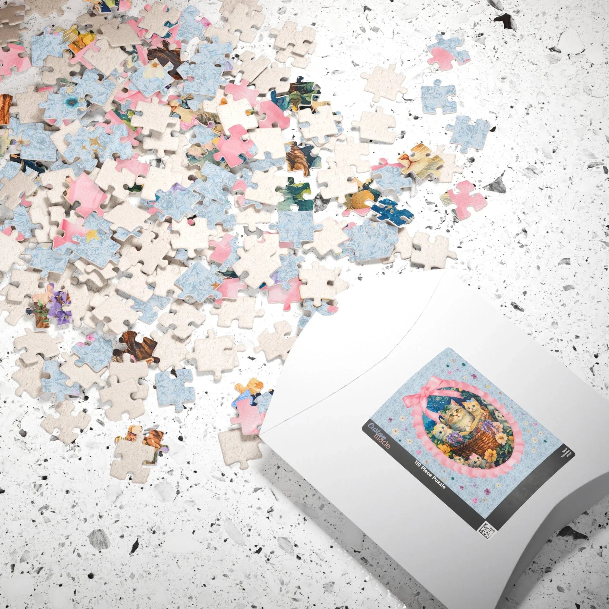 Wildflower Cat Puzzle for Cat Mom - BIG FRENCHIES