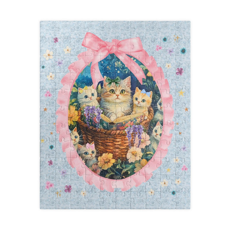 Wildflower Cat Puzzle for Cat Mom - BIG FRENCHIES