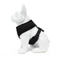 EcoBark Black Dog Harness - Over-the-Head Dog Vest Halter Dog for Small to Medium Dogs and Puppies - BIG FRENCHIES