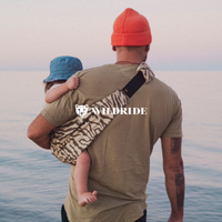 Toddler Carrier Brown Zebra Print