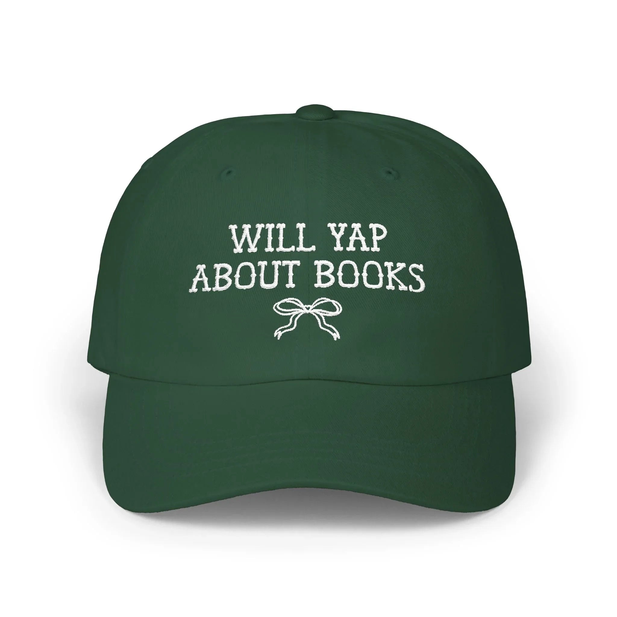 Will Yap About Books Cap with Bow - BIG FRENCHIES