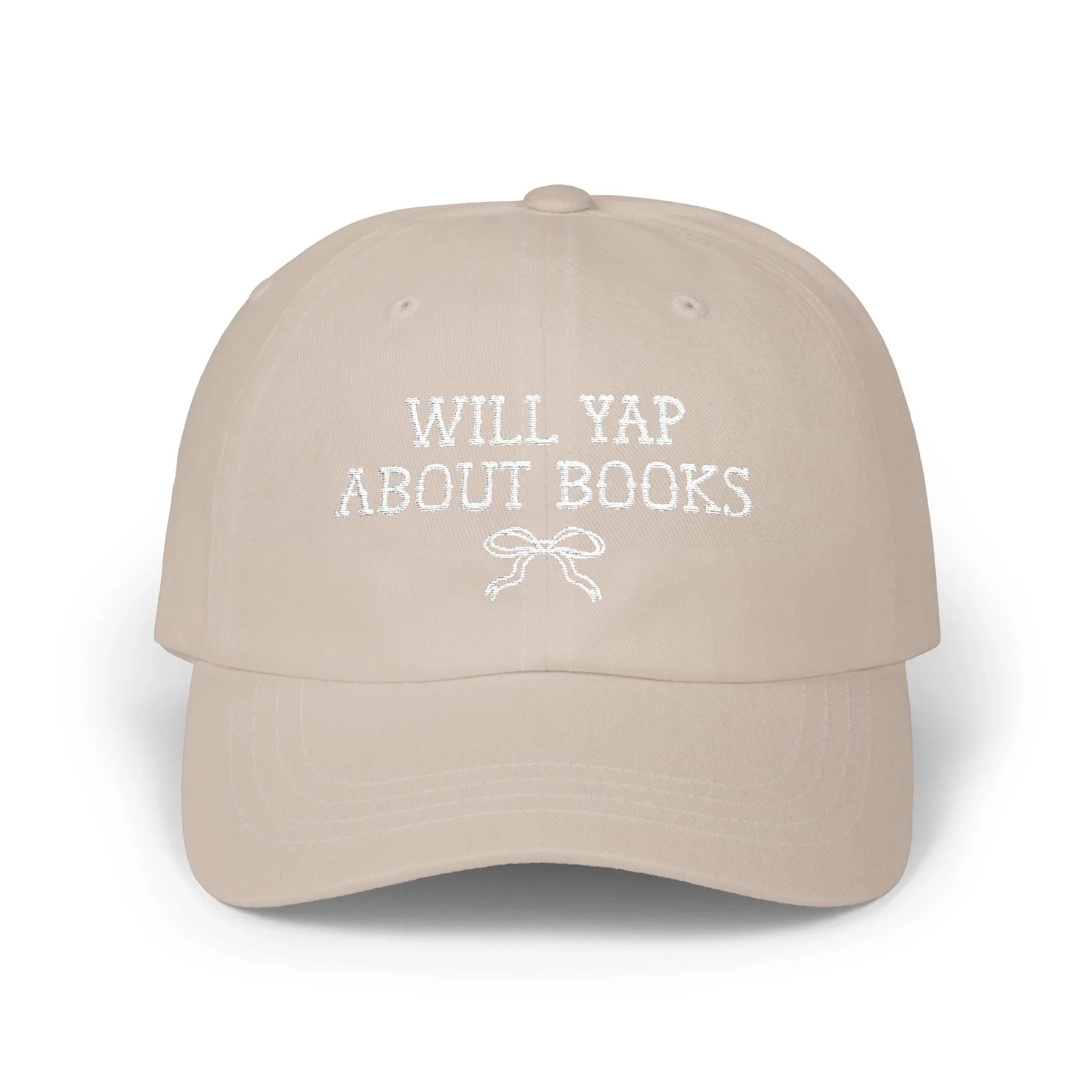 Will Yap About Books Cap with Bow - BIG FRENCHIES