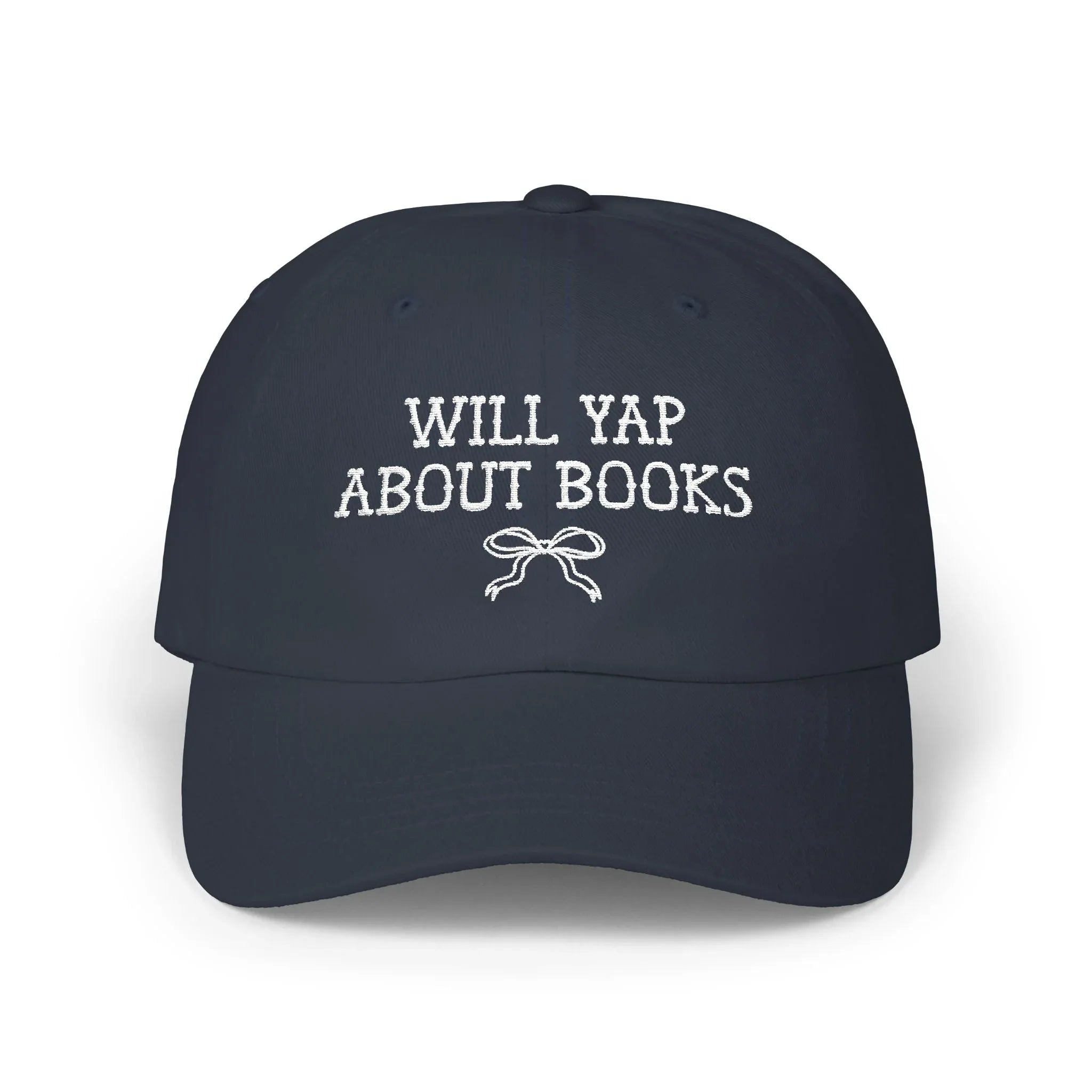 Will Yap About Books Cap with Bow - BIG FRENCHIES