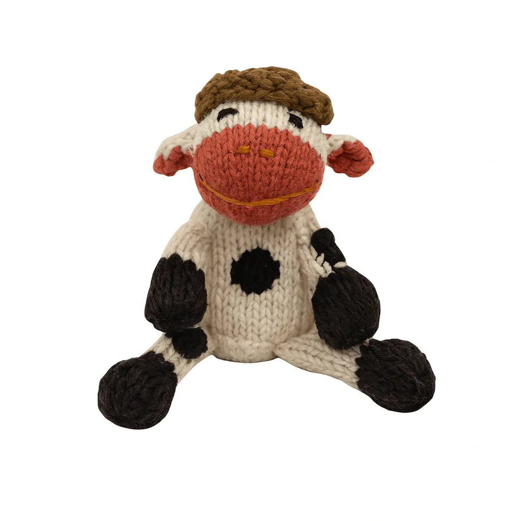 Wool Knit Buddy | Willa the Cow - BIG FRENCHIES