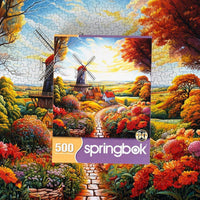 Windmill On The Farm 500 Piece Jigsaw Puzzle by Springbok Puzzles - BIG FRENCHIES