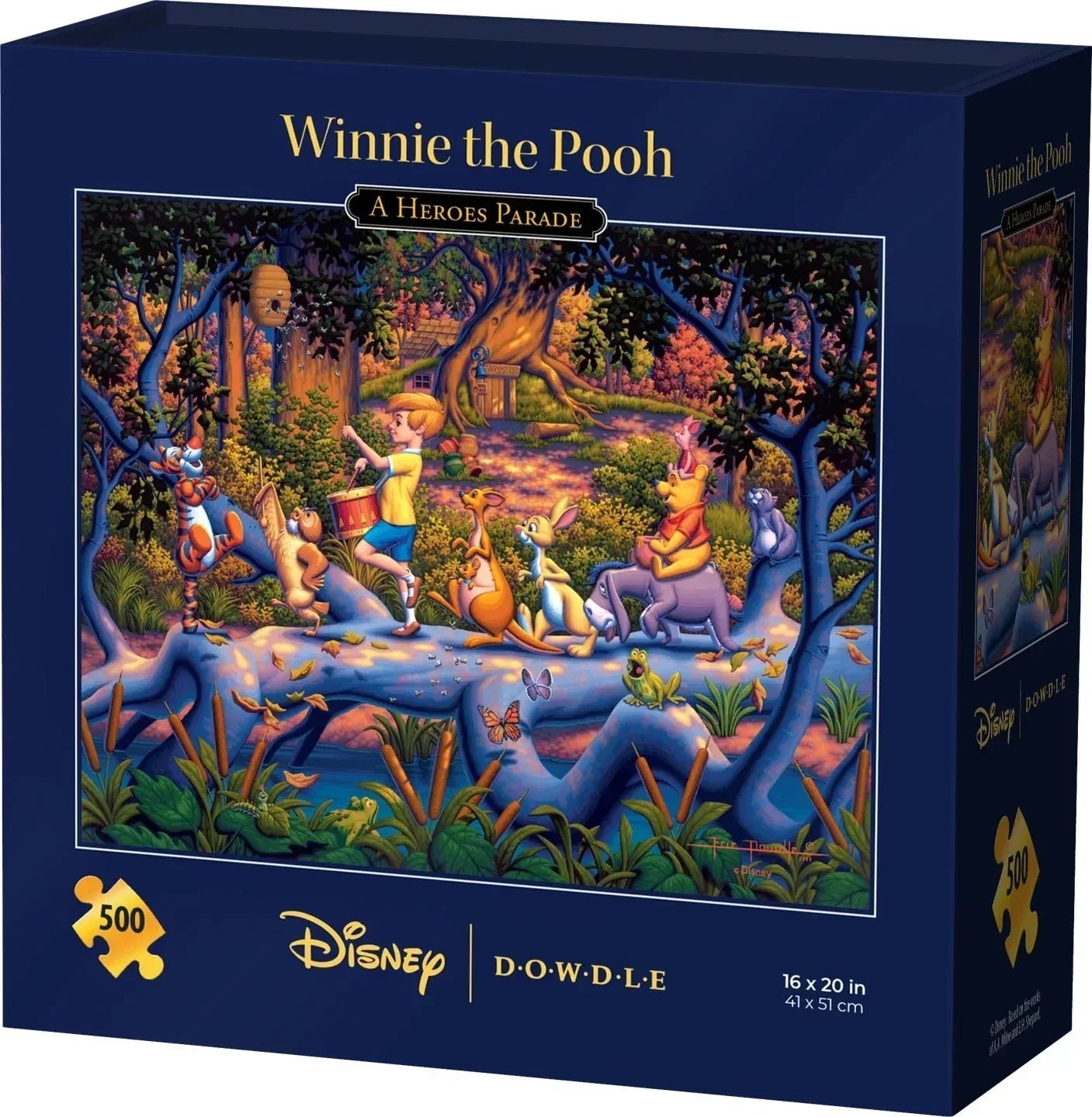 Winnie the Pooh – A Heroes Parade 500 Piece Jigsaw Puzzle by Disney and Dowdle - BIG FRENCHIES
