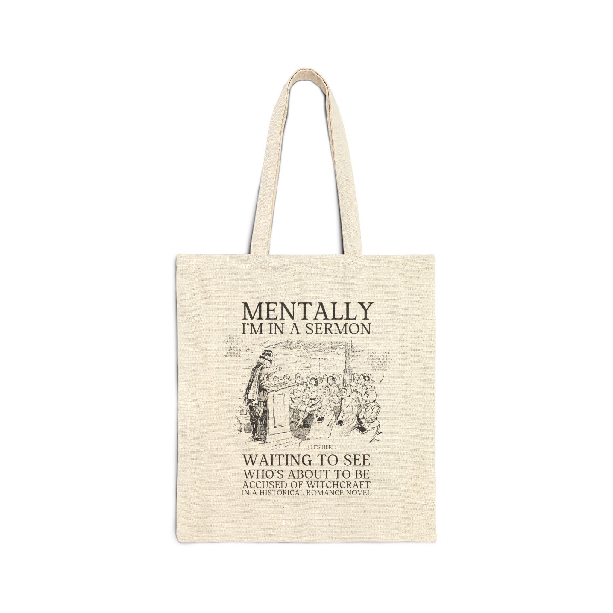 Witchy Romance Tote Bag for Reader: Spooky Bookish Tote for Bookworm - BIG FRENCHIES