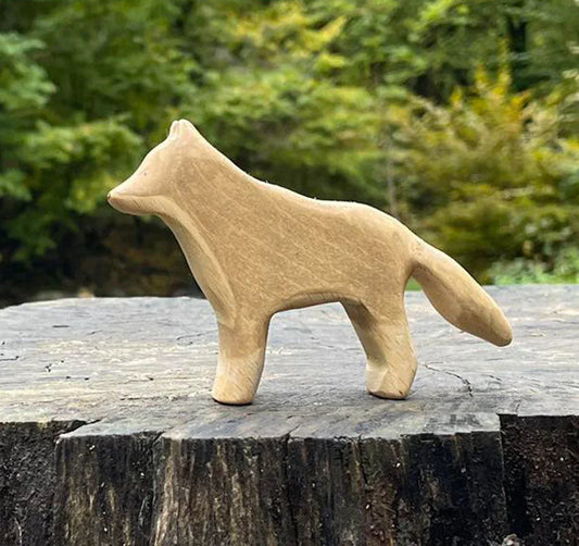Wooden Wolf Toy - BIG FRENCHIES