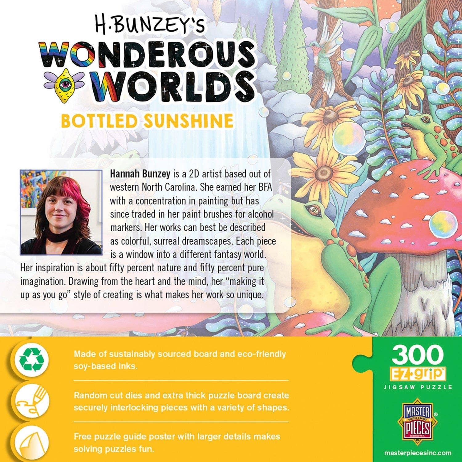 Wonderous Worlds - Bottled Sunshine 300 Piece EZ Grip Jigsaw Puzzle by Masterpieces Puzzles - BIG FRENCHIES
