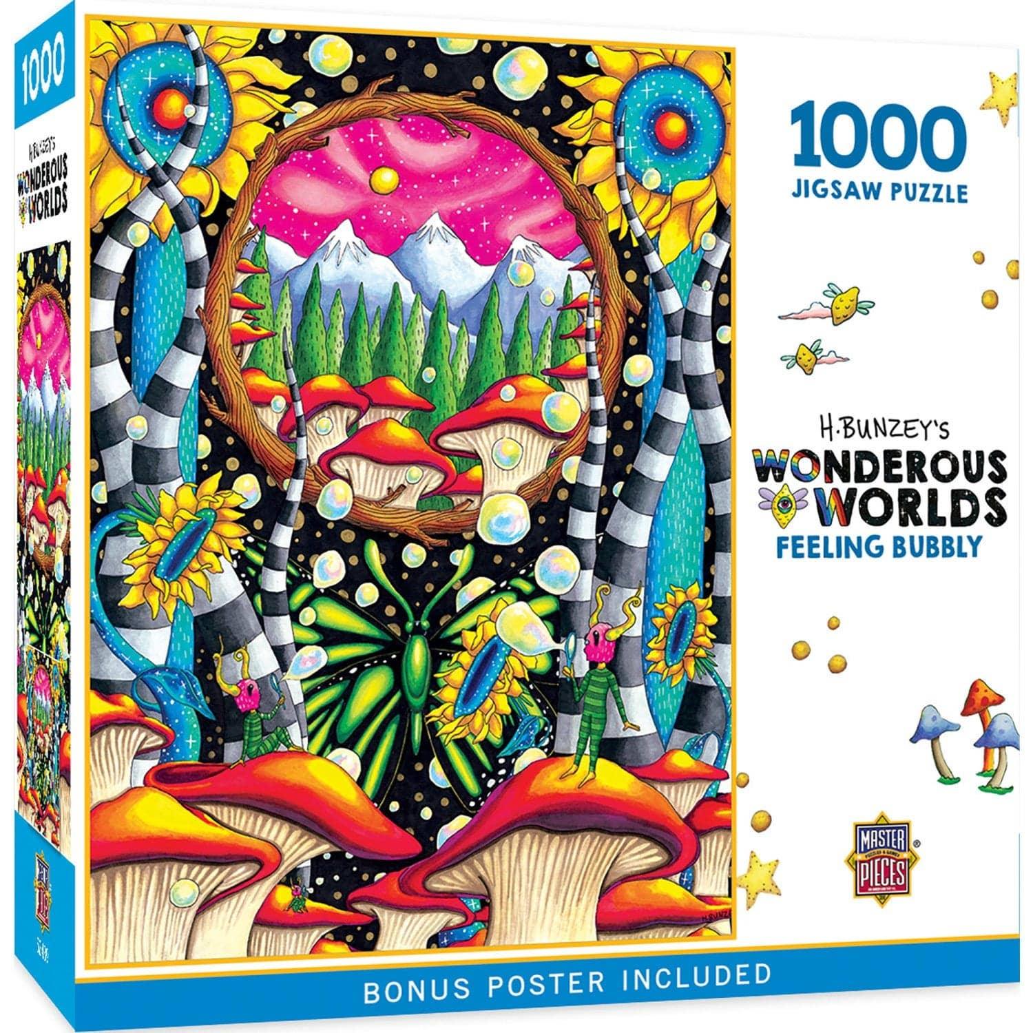 Wonderous Worlds - Feeling Bubbly 1000 Piece Jigsaw Puzzle by Masterpieces Puzzles - BIG FRENCHIES