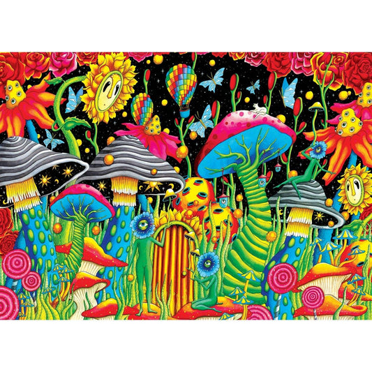 Wonderous Worlds - Garden of Cosmic Delight 1000 Piece Jigsaw Puzzle by Masterpieces Puzzles - BIG FRENCHIES