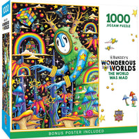 Wonderous Worlds - The World Was Mad 1000 Piece Puzzle by Masterpieces - BIG FRENCHIES