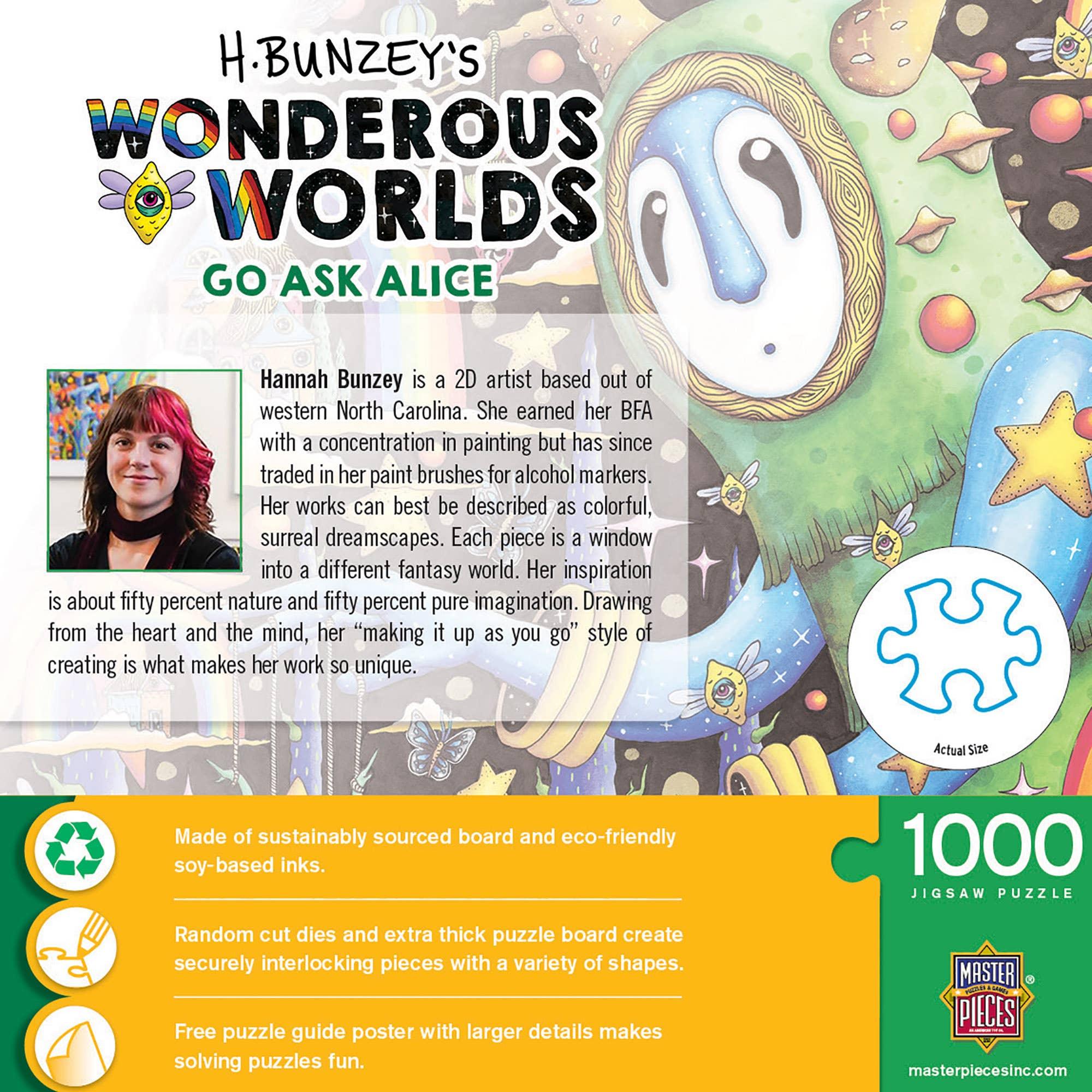 Wonderous Worlds - The World Was Mad 1000 Piece Puzzle by Masterpieces - BIG FRENCHIES