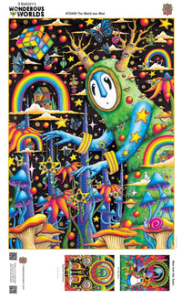 Wonderous Worlds - The World Was Mad 1000 Piece Puzzle by Masterpieces - BIG FRENCHIES