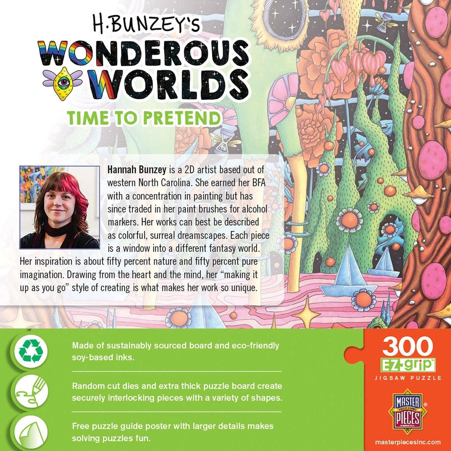 Wonderous Worlds Time to Pretend 300 Piece EZ Grip Jigsaw Puzzle by Masterpieces Puzzles - BIG FRENCHIES