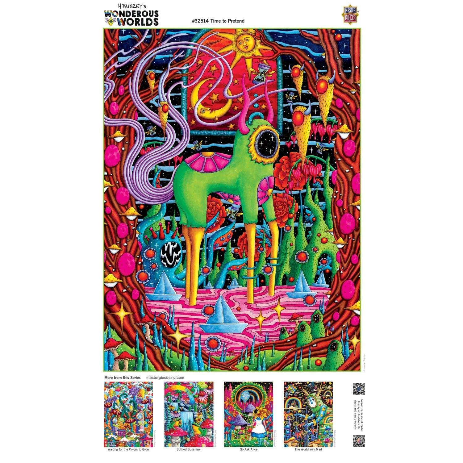 Wonderous Worlds Time to Pretend 300 Piece EZ Grip Jigsaw Puzzle by Masterpieces Puzzles - BIG FRENCHIES