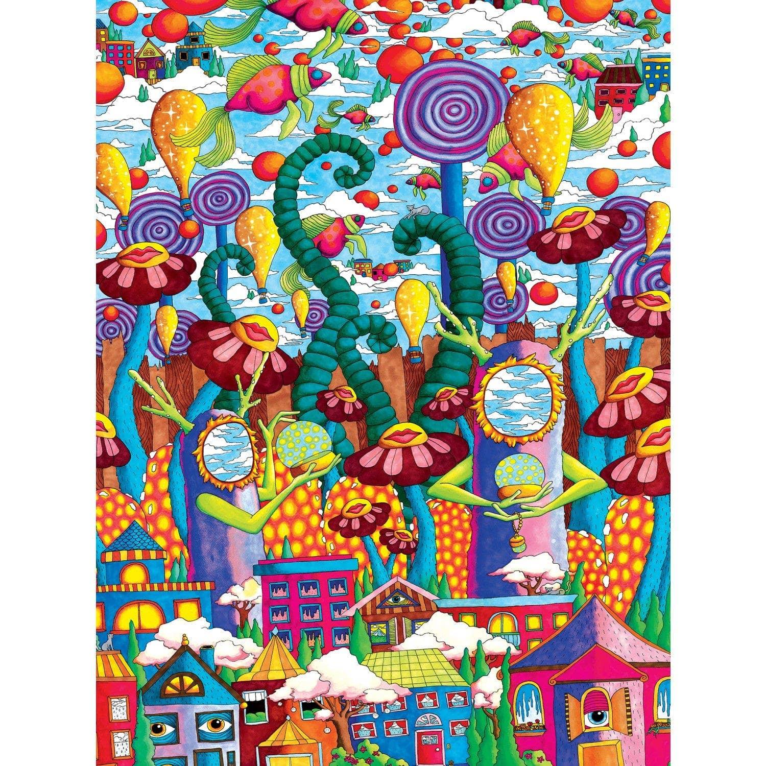 Wonderous Worlds - Waiting for the Colors to Grow 300 Piece EZ Grip Jigsaw Puzzle by Masterpieces Puzzles - BIG FRENCHIES