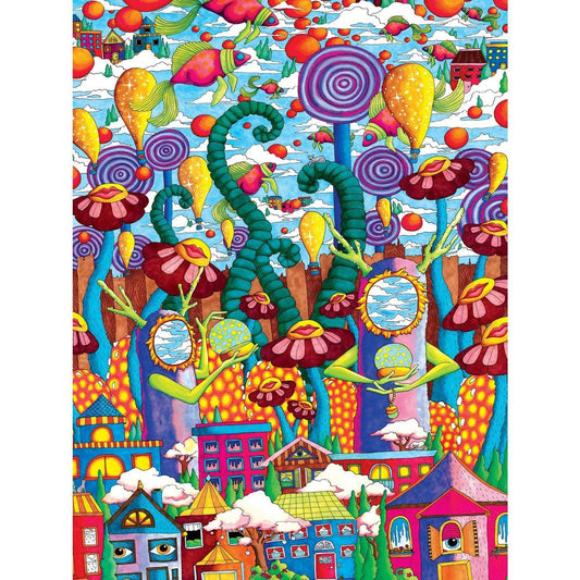 Wonderous Worlds - Waiting for the Colors to Grow 300 Piece EZ Grip Jigsaw Puzzle by Masterpieces Puzzles - BIG FRENCHIES