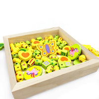 Wooden Bead Unicorn Necklace - BIG FRENCHIES