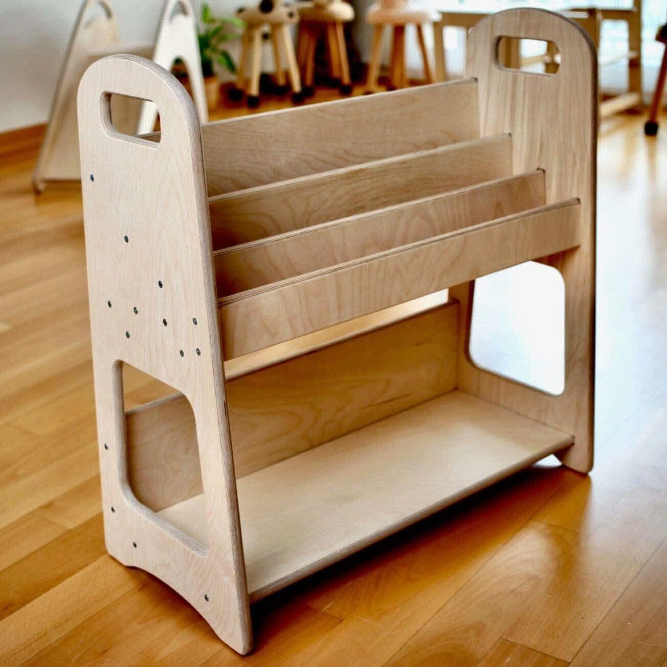 Wooden Bookshelf / Small-Medium-Large Size - BIG FRENCHIES