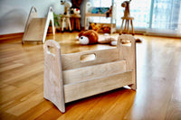 Wooden Bookshelf / Small-Medium-Large Size - BIG FRENCHIES