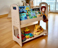 Wooden Bookshelf / Small-Medium-Large Size - BIG FRENCHIES