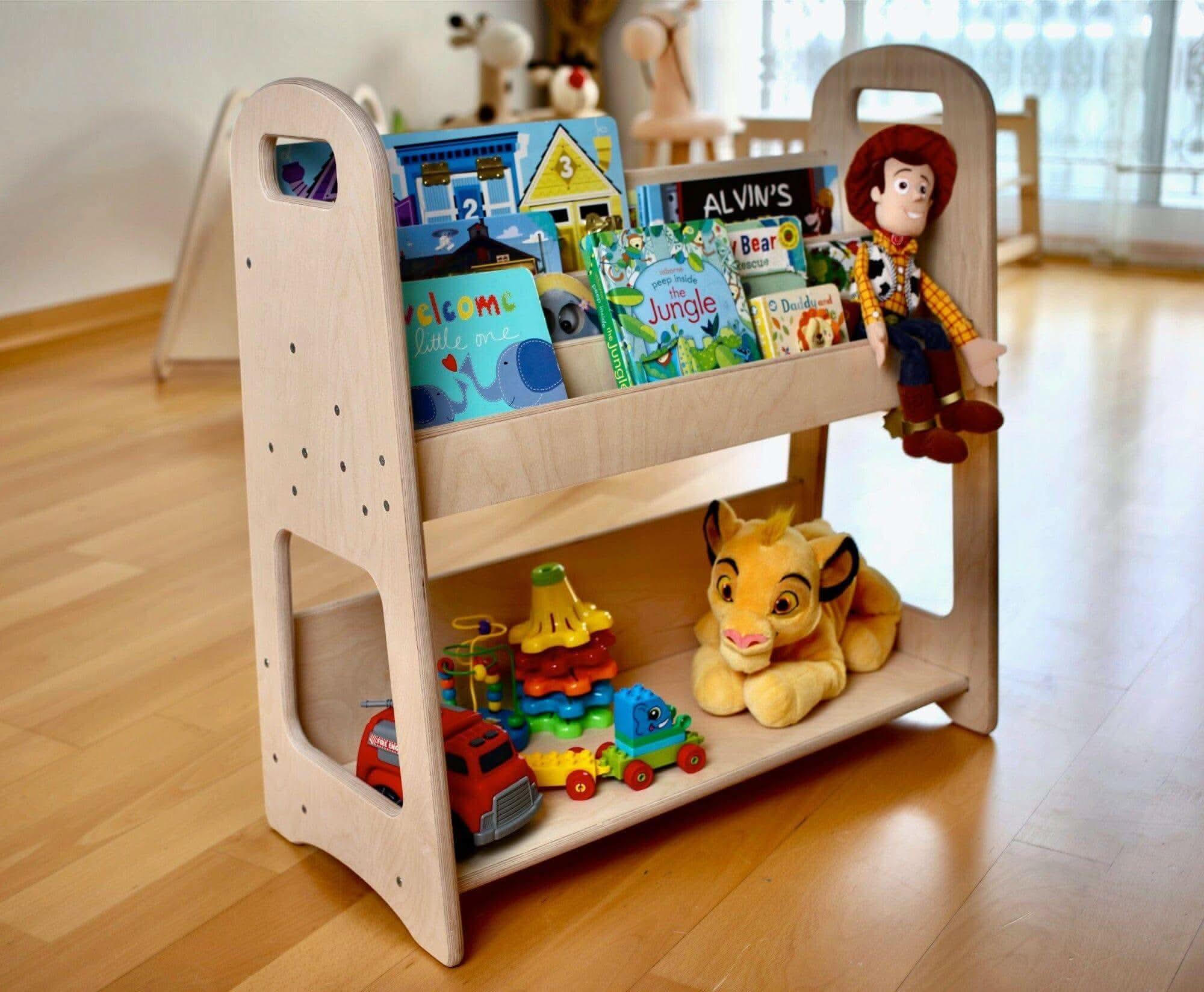 Wooden Bookshelf / Small-Medium-Large Size - BIG FRENCHIES