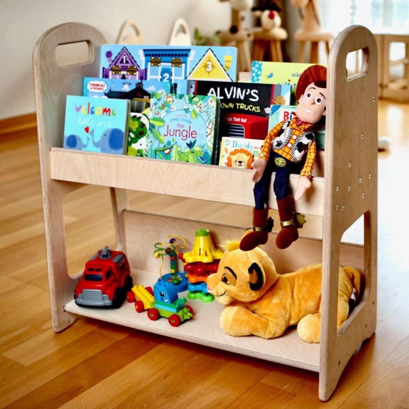 Wooden Bookshelf / Small-Medium-Large Size - BIG FRENCHIES