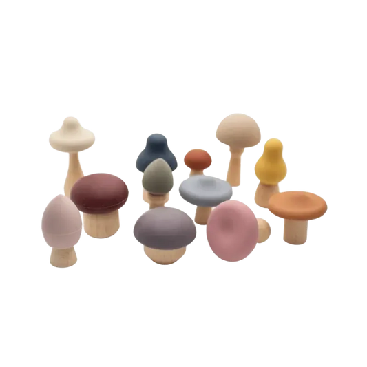 Mushroom Mix & Match Toy – 24pc | LYTL®️ - BIG FRENCHIES