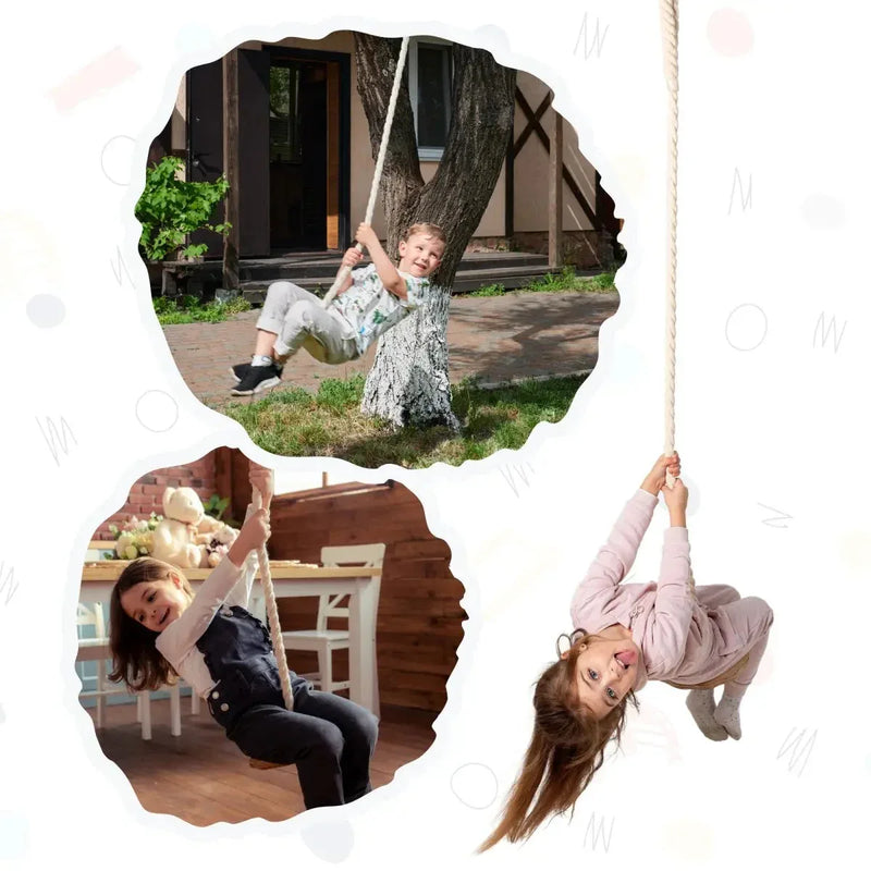 Wooden rope swing for kids - BIG FRENCHIES