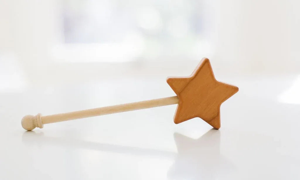 Wooden Star Wand - BIG FRENCHIES