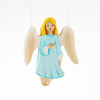 Waldorf Wooden Angel figurine toy