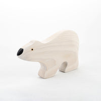 Waldorf Wooden Arctic Animals - Set of 8 Hand-Painted Polar Animals