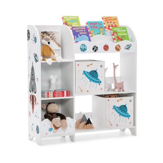 Kids Toy and Book Organizer Children with Storage Bins - BIG FRENCHIES