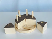 Toy Birthday Cake with Candles