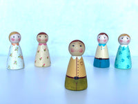 Wooden Peg Dolls Boy/Girl