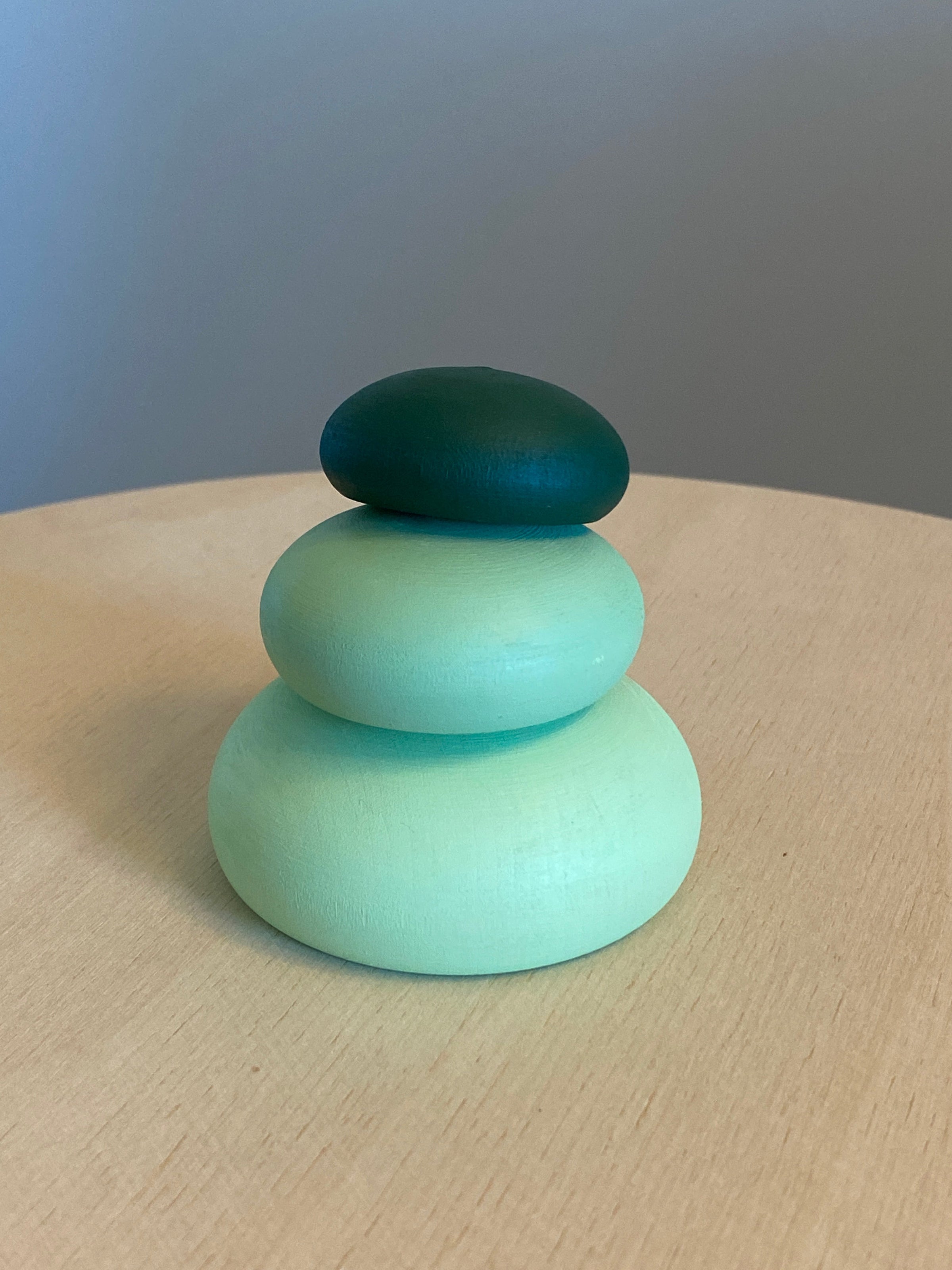 Wooden Stacking Pebbles