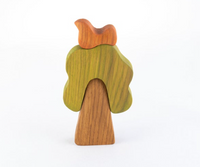 Waldorf wooden Oak Tree with the Bird