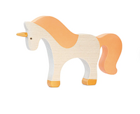 Waldorf large wooden Unicorn toy