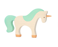 Waldorf large wooden Unicorn toy