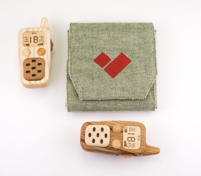 Wooden Walkie Talkies for Kids